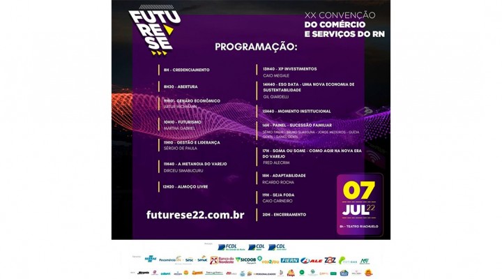 Maior evento corporativo do setor de comércio e serviços do Rio Grande do  Norte ocorre no dia 07 de julho no Teatro Riachuelo - Site Oficial da CDL  Natal e CDL Jovem Natal