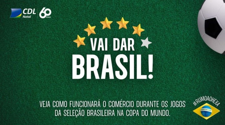 Veja o que abre e o que fecha durante os jogos do Brasil na Copa